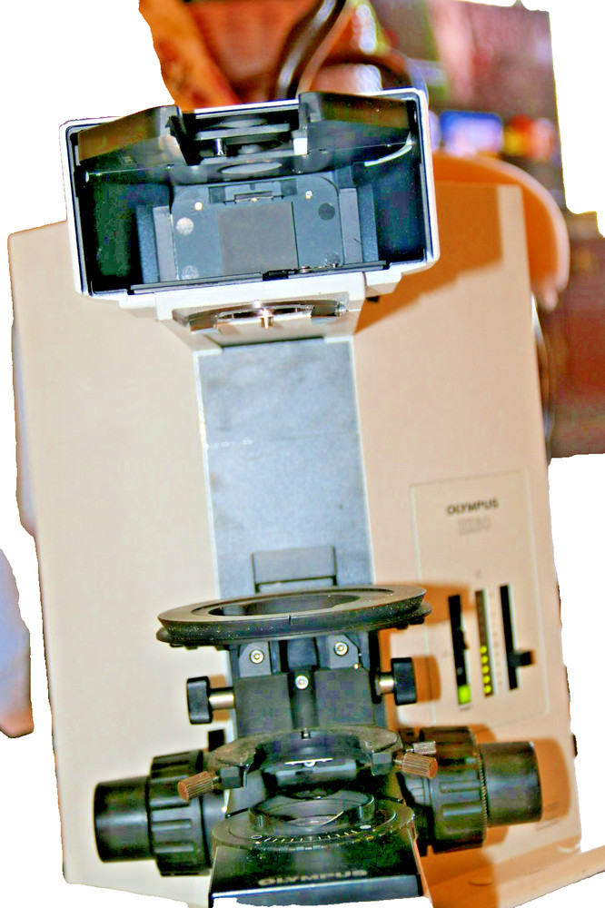 Olympus BX60 Microscope Stand Base Stage body.