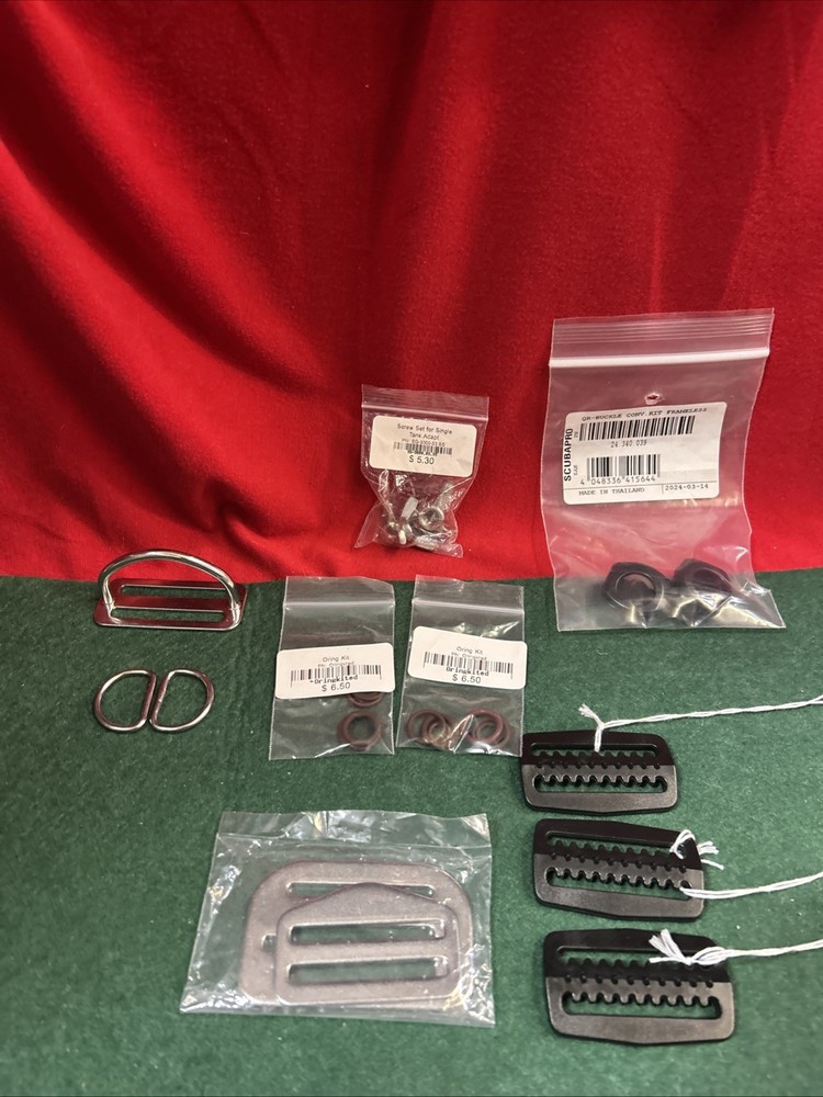 Scuba Misc Hardware Box Lot