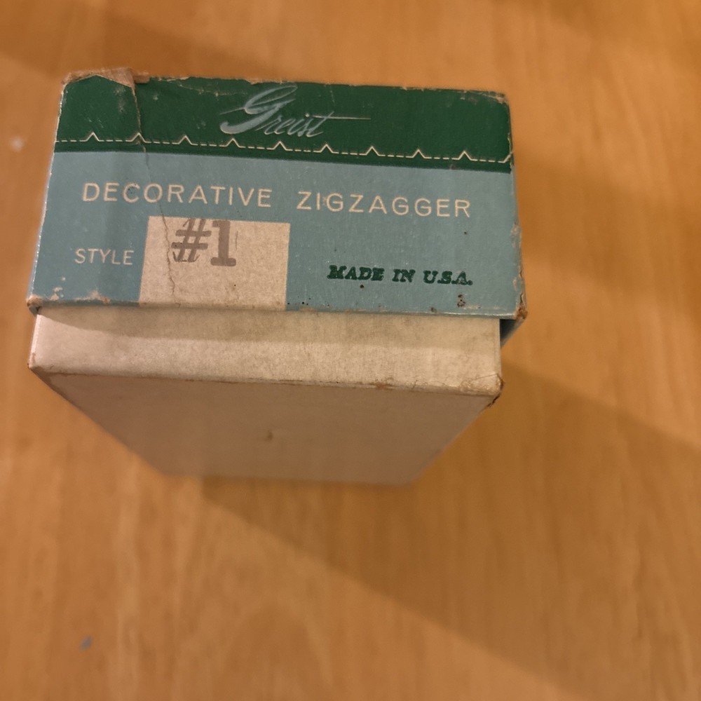 Greist Decorative Zigzagger Vintage Style #1