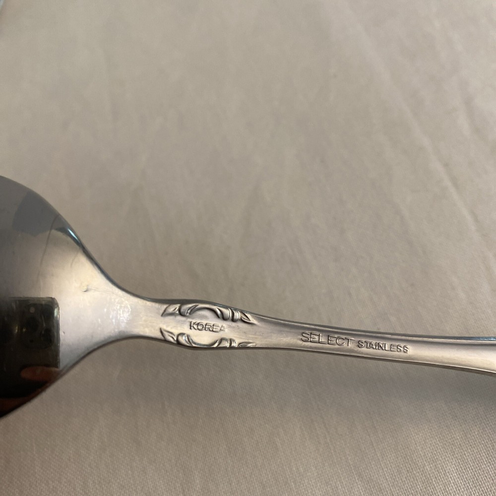 Select Stainless Flatware Korea Rose 20 Pieces Replacement Floral Flowers