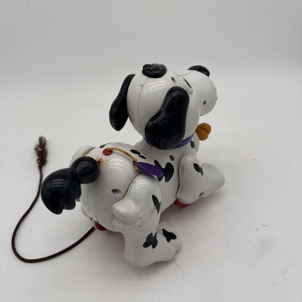 Vintage Dalmation Pull Toy Navystar