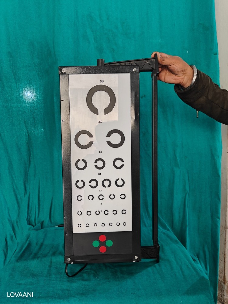 Rotating Eye Vision Drum – Eye Test Chart for Optometry & Eye Exams