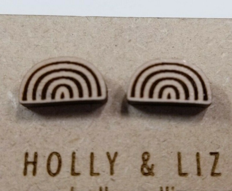 Holly & Liz Cork Stud Earrings