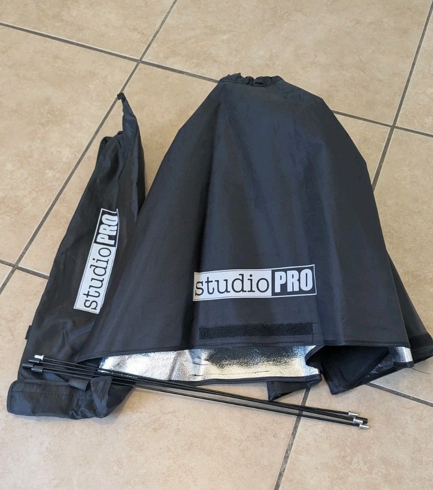 Lighting Kit Pieces Studio Pro & LS Tripods 4-Socket Light Softbox More *As Is*