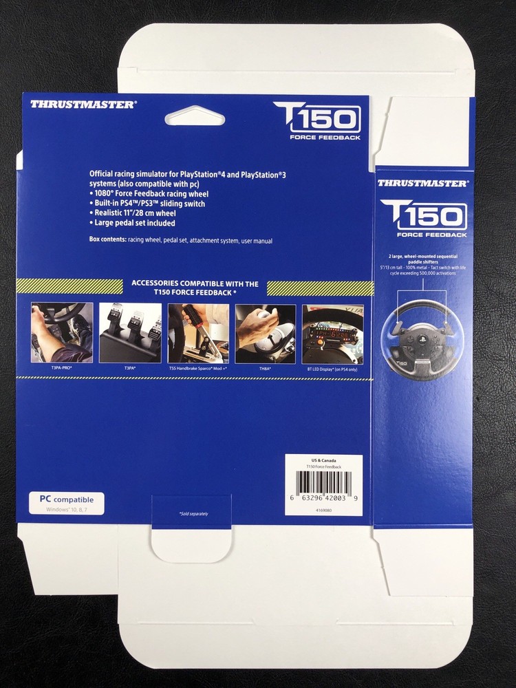 Thrustmaster PlayStation T150 & T.Flight Hotas - Store Use Display Boxes Only