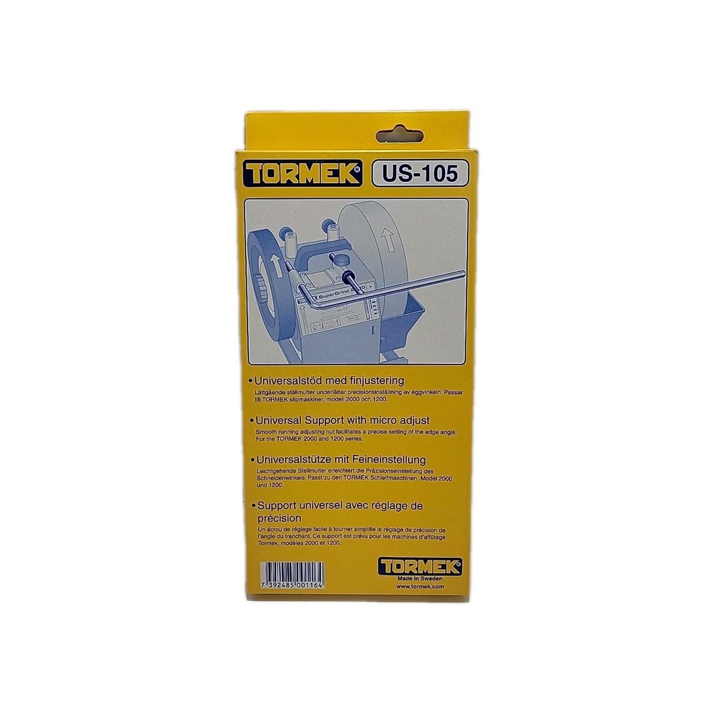 Tormek US-105 Universal Support with Micro Adjust Support Sweden Made