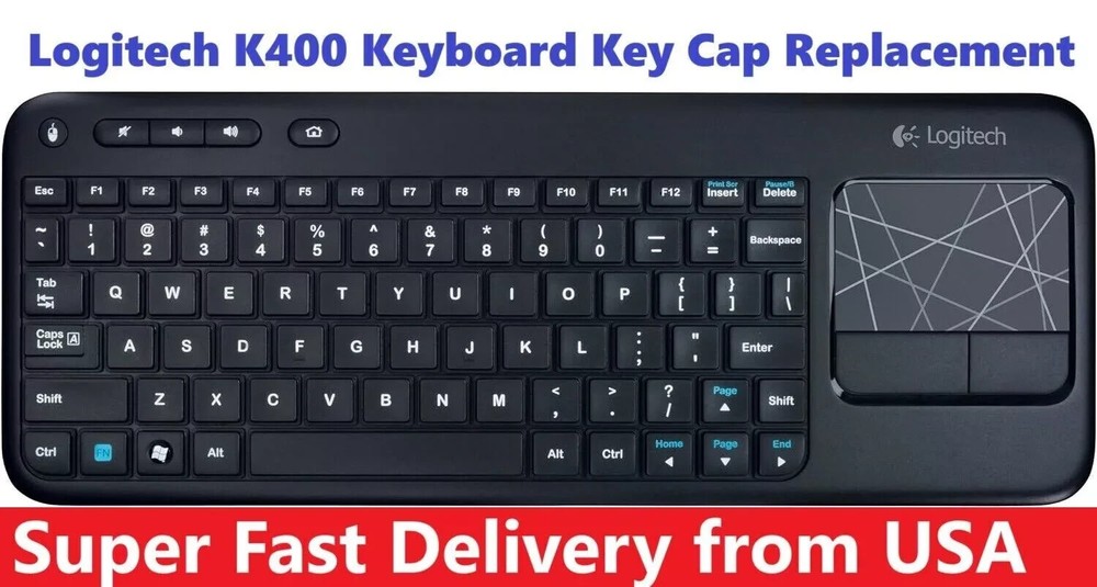 Logitech K400 Keyboard "Key Cap" Replacement
