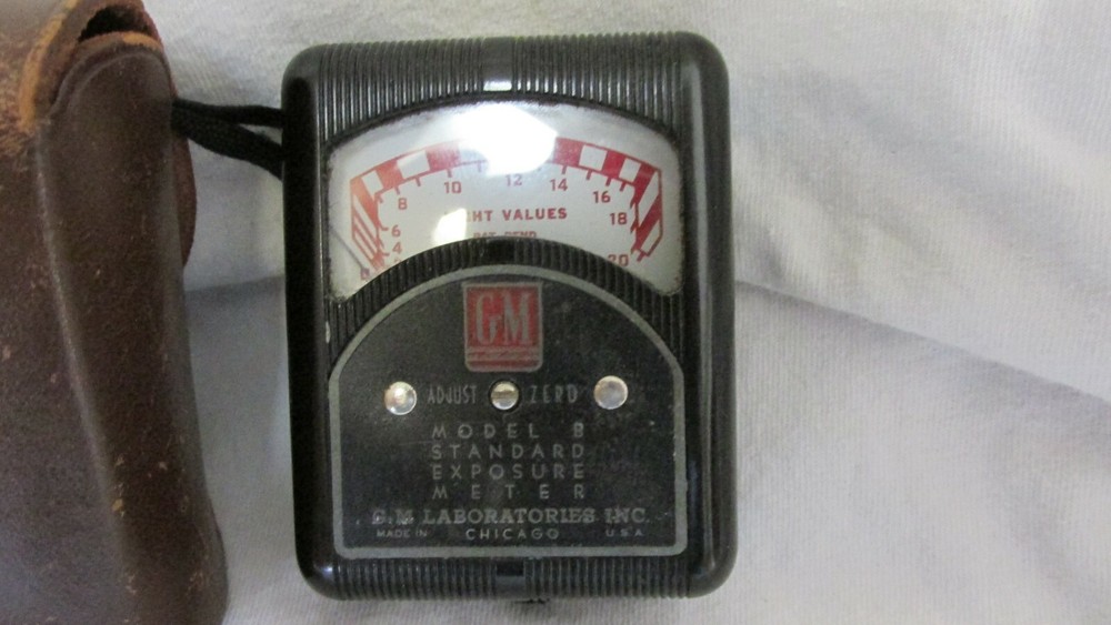  Vintage Light Exposure Meter GM Standard Model B For Display