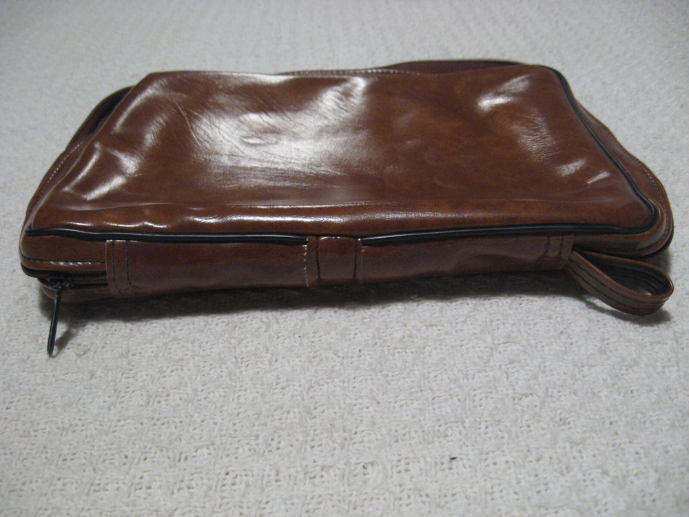 LDS Mormon Brown Soft Faux Leather LARGE 10" x 7" Scripture Book Protector Case