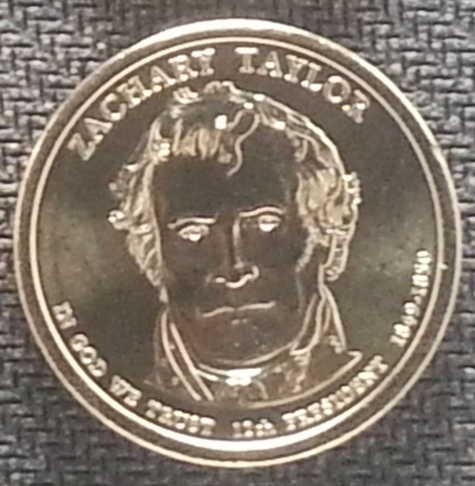 2009 D Zachary Taylor Presidential Dollar From Mint Roll - Position B
