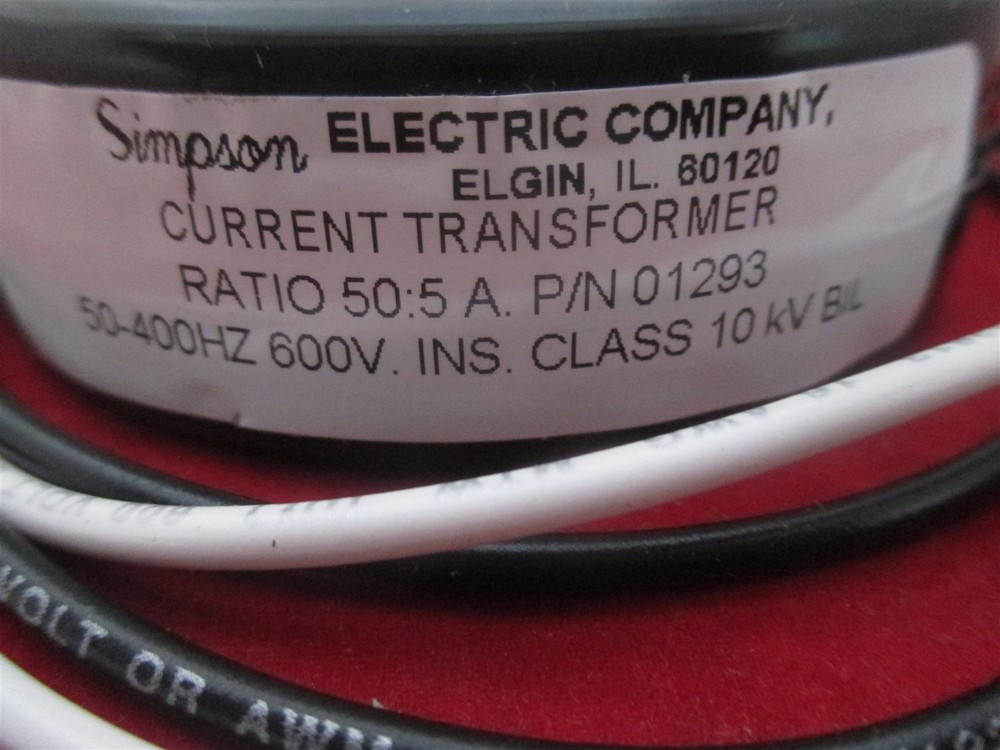 Simpson 01293 Current Transformer new