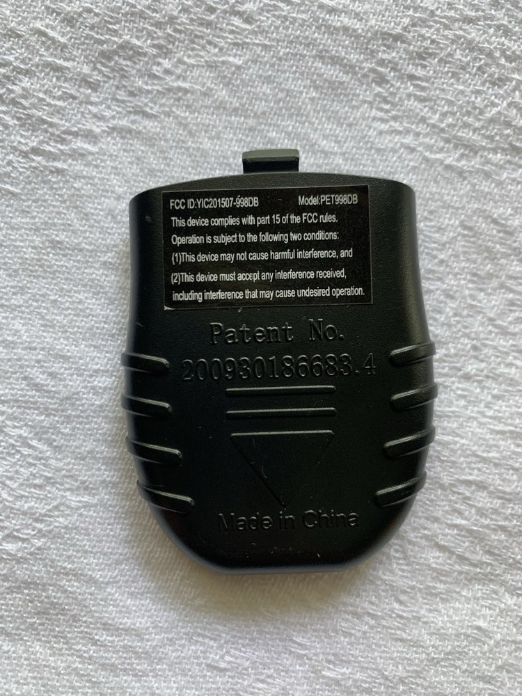 Petronics Dog Training Collar Remote Control Handheld Device PET998DB