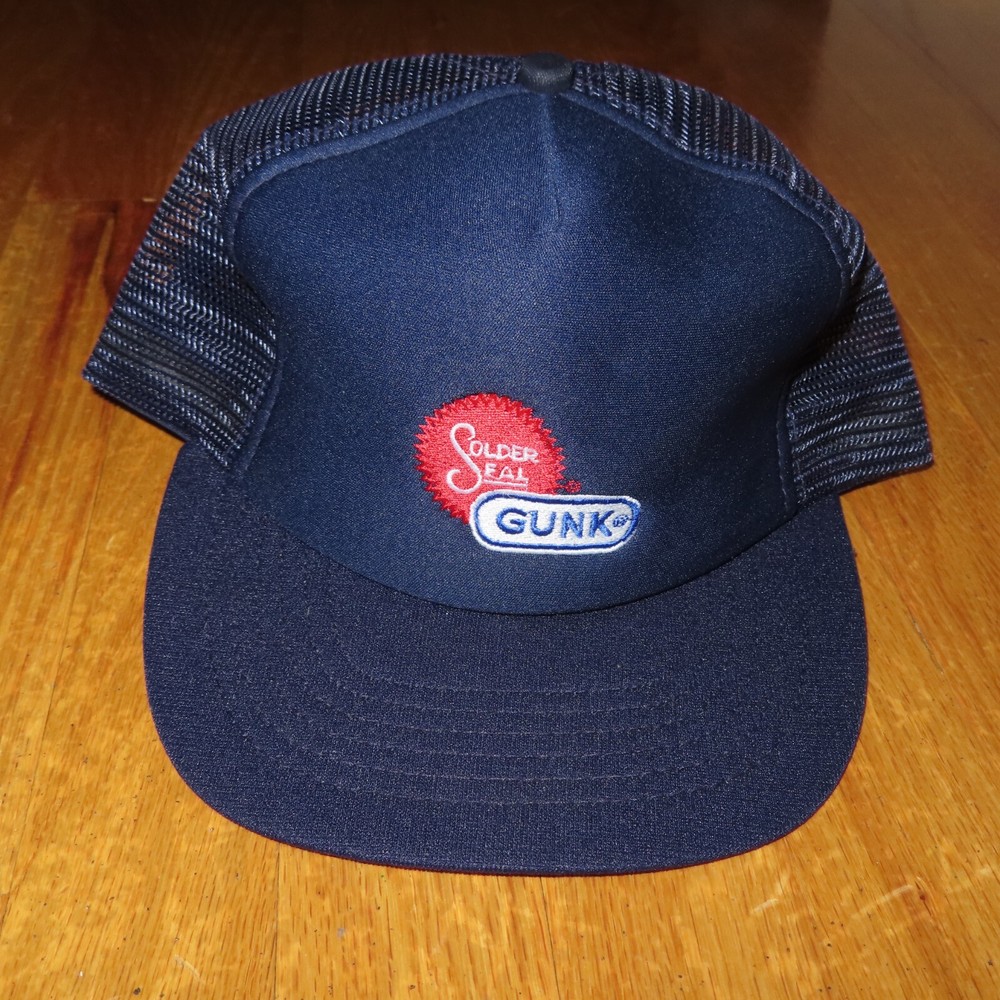 Vintage Solder Seal GUNK (Adjustable Snap Back) Mesh Cap