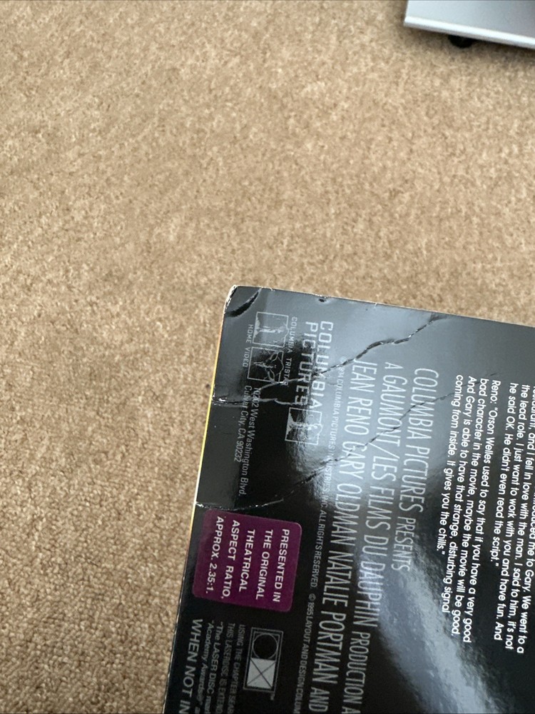 the professional, deluxe widescreen laserdisc