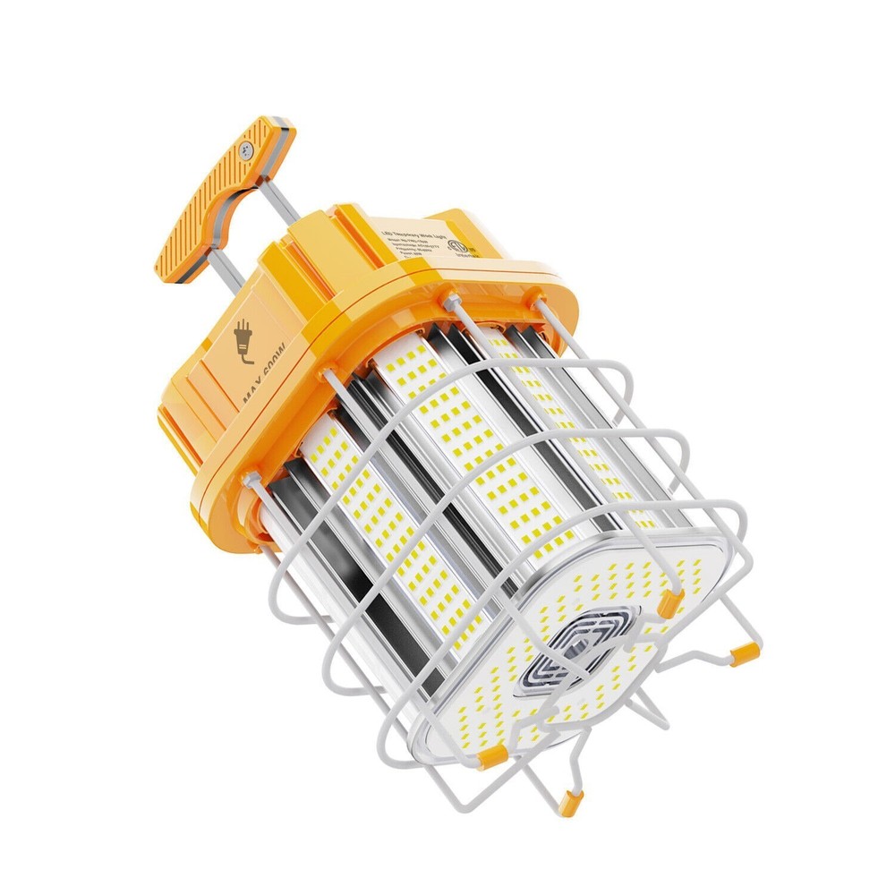 Linkable LED Temporary Portable Work Light Construction Jobsite 100W with Plug