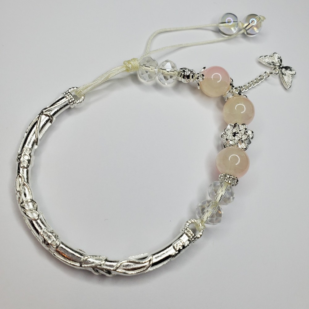 Hand crafted artisan unique gemstone bracelet