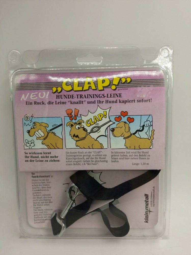 Clap Dog Training Leash - Brand New