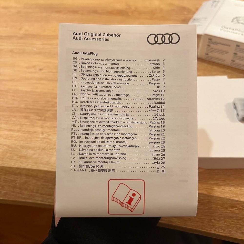 AUDI CONNECT DATA PLUG by TEXA OBD2 Bluetooth BT TX9 Support iOS Android