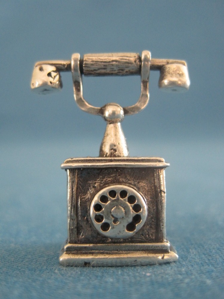 Telephone. Souvenir.  Sterling Silver 925.