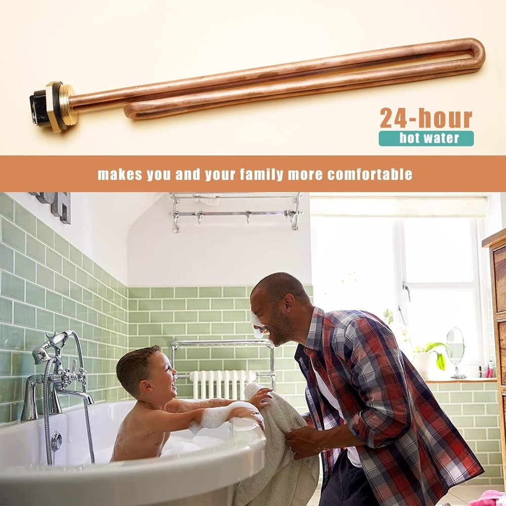 3 Pack Tankless Water Heater Elements Ecosmart Rheem 240V Brass