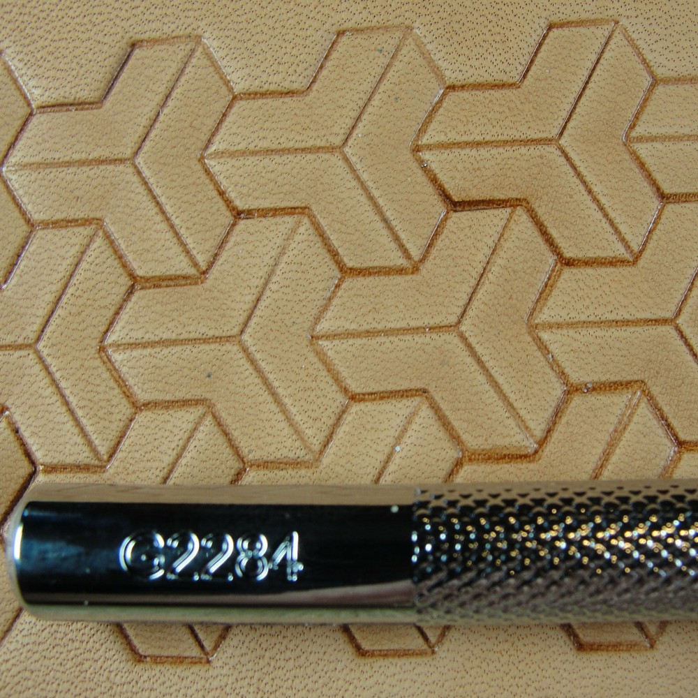 Leather Stamping Tool - G2284 Tri Geometric Stamp