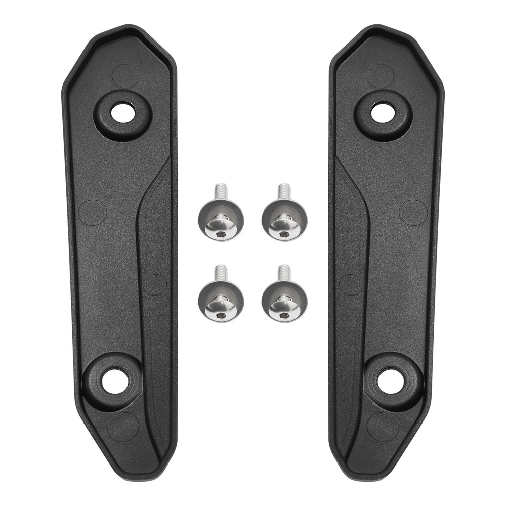 Black Split Windscreen Windshield Side Trim Fit For Harley CVO Road Glide 23-25