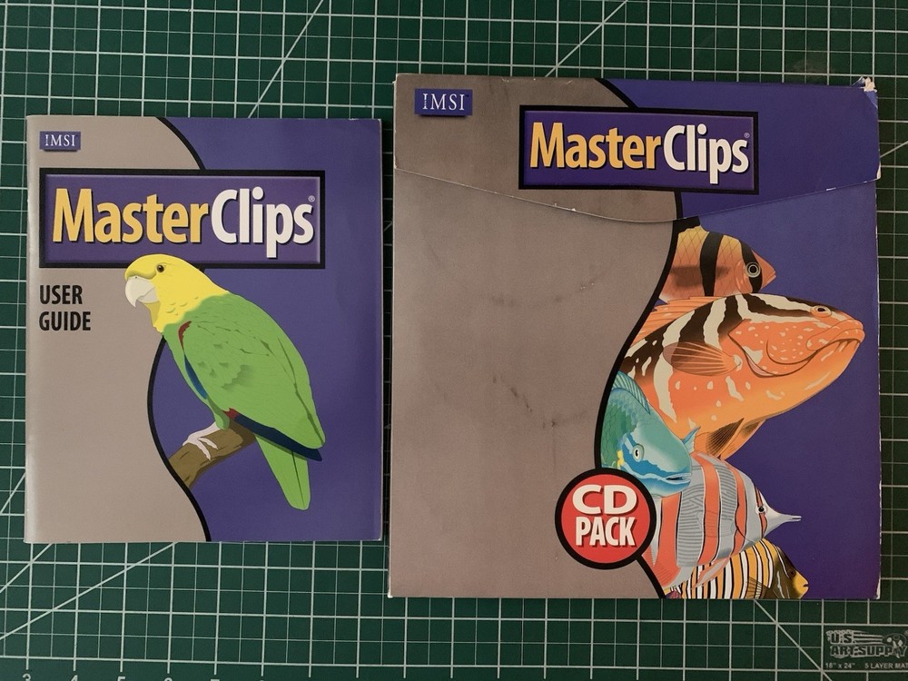 Master Clips User/Design Guide & 20 CDs 303k Collection (Never Used)