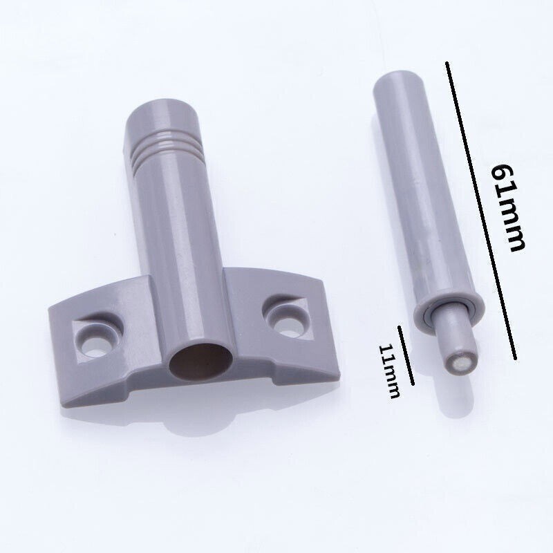 Nylon 10 Pcs Close Damper Buffer Soft Closer Kitchen Cabinet Cupboard Wardrobe
