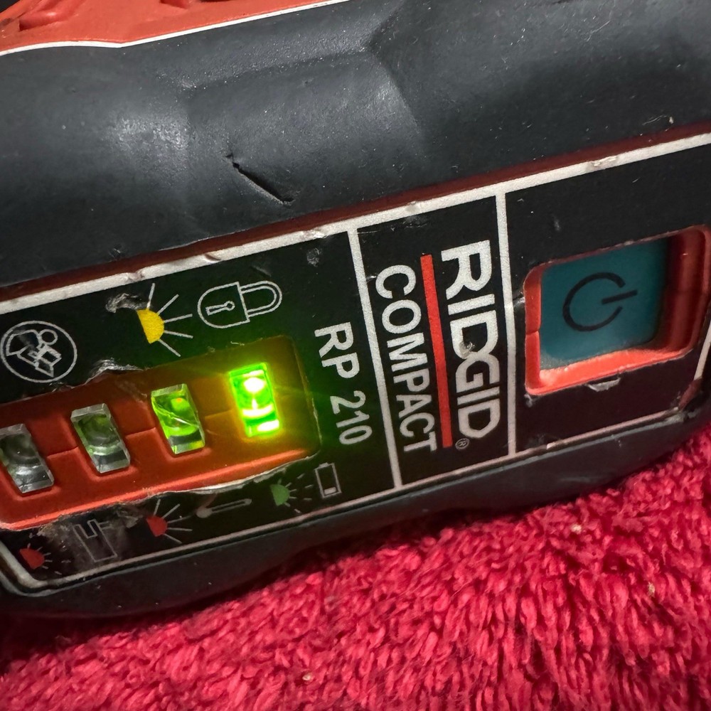 Ridgid compact RP 210 press frame w/ Dies Used