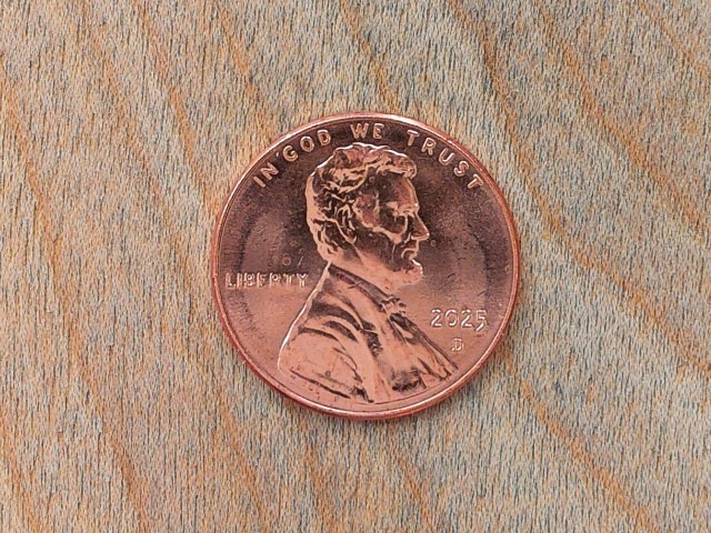 2025 D Lincoln Shield Cent Uncirculated Actual Coin # 2
