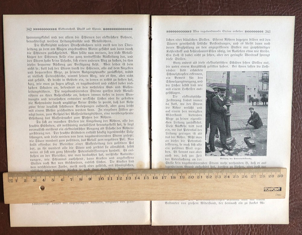 Potential equalization 1917 leakage current current electricity potential meter 95