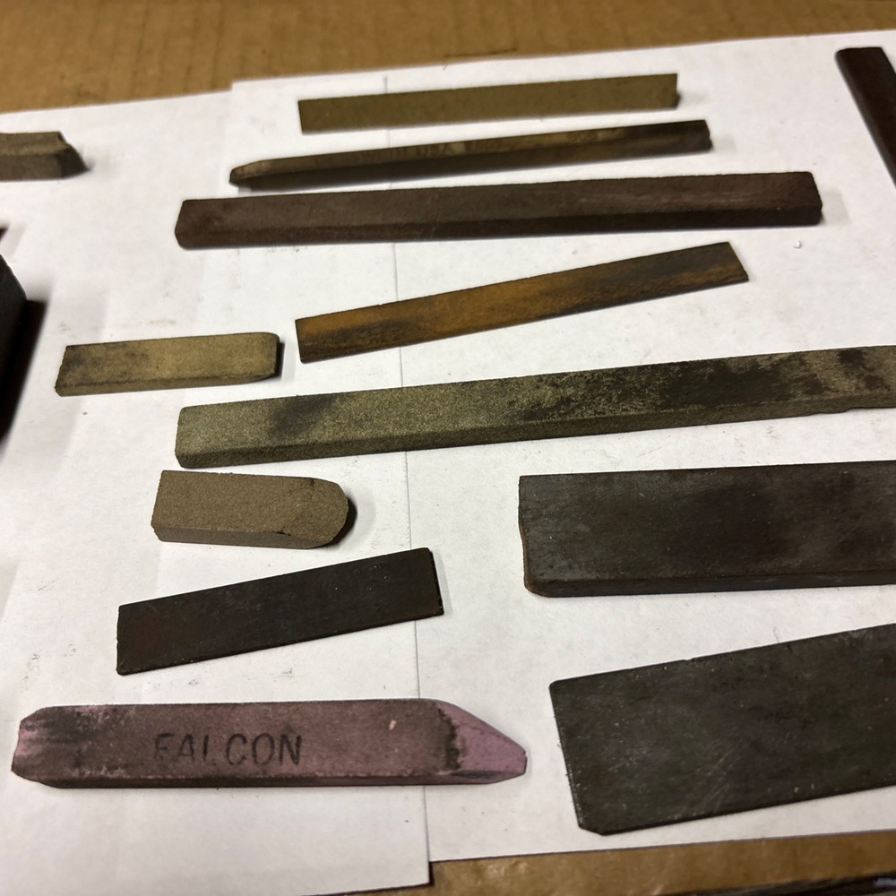 Assortment Of Various Toolmakers Sharpening Stones