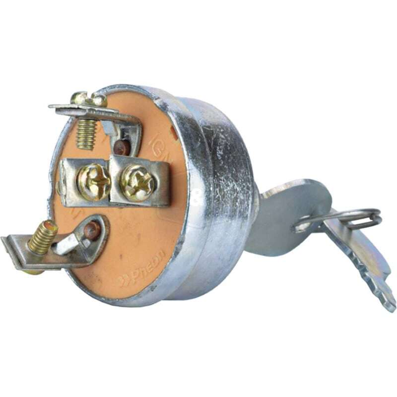 Ignition Switch with Threaded Stem, 4 Terminals, Compatible with SSW2894