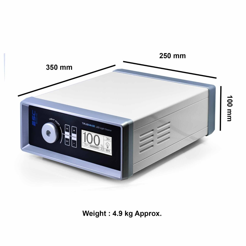 Endoscopy Cold LED Light Source Medical 120W with Storz Type Fiber Optic Cable