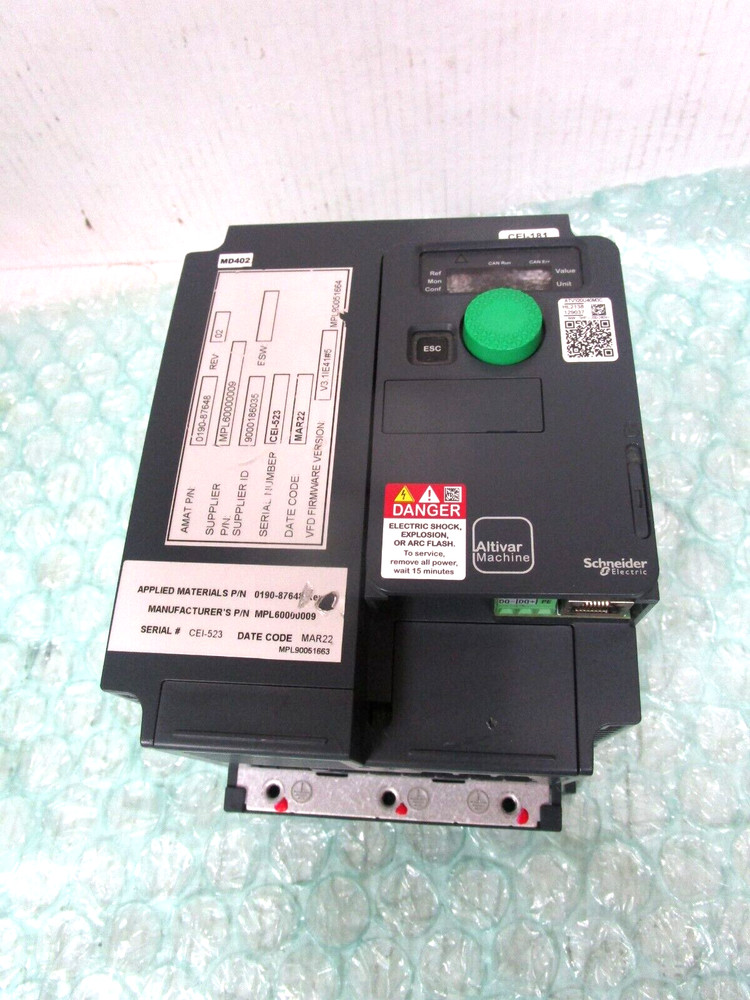 Schneider Electric Controller Panel 0190-87648