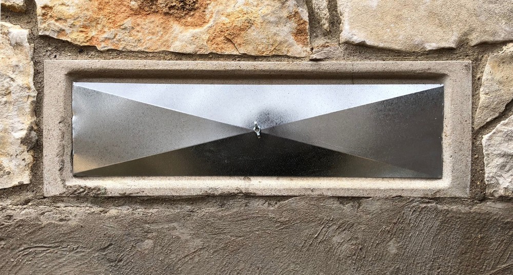 Foundation Vent Cover Steel - Prevent Cold Floors 21.25" X 5.25"