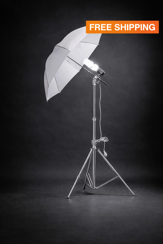 33" 83cm Pro Studio Flash Umbrella – Translucent White Soft Diffuser
