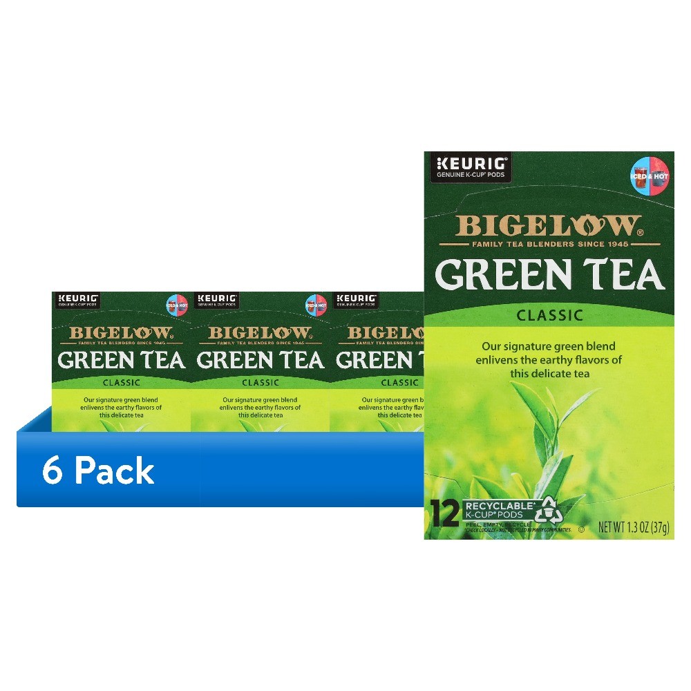 Bigelow Green Tee, K-Cup Tee Pods, 12 Count