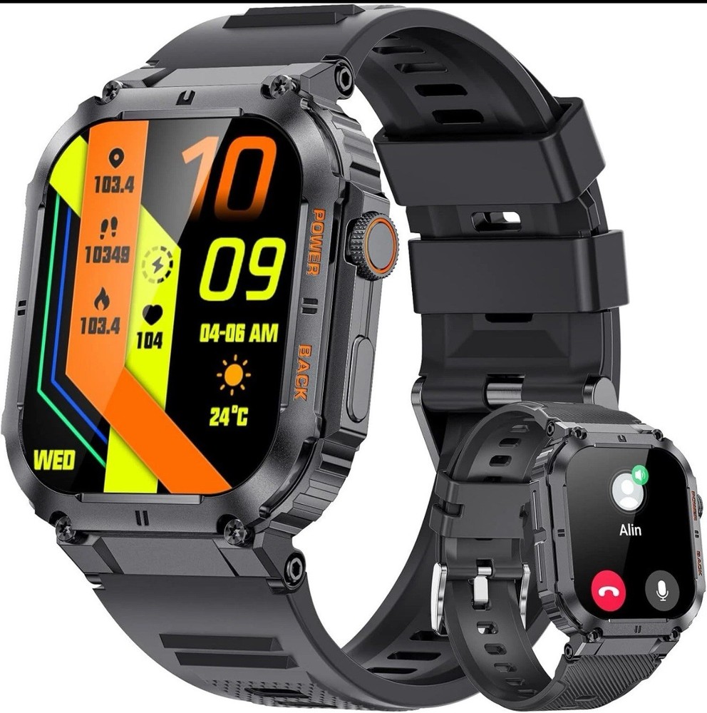 Fitness Smartwatch Call Text Waterproof for Google Pixel 7 Pro Android Iphone