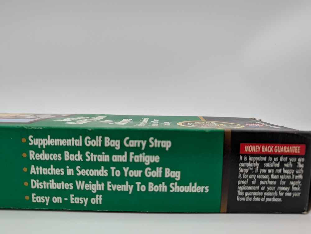 Highlander Golf The Strap The Ultimate Back Saver Unused