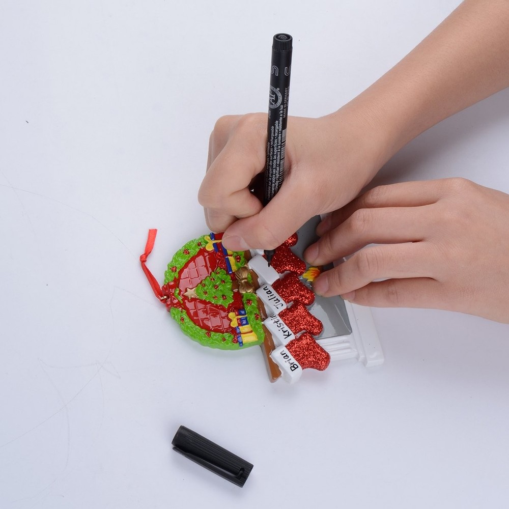 Fine Point Permanent Marker Black - Special for Personalized Ornaments