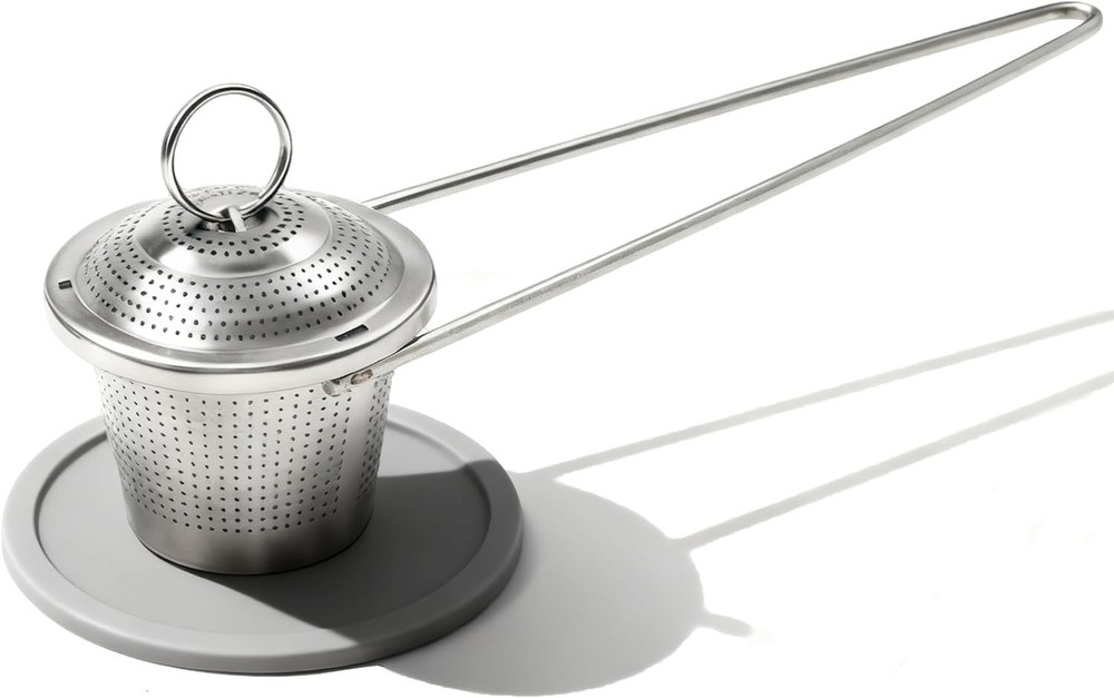 Easy Scoop Loose Leaf Tea Infuser with Fine Mesh Strainer for Convenient Brewing