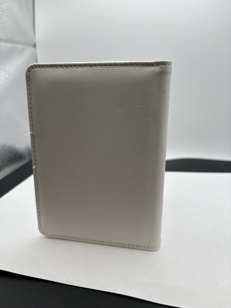 Passport Cover Card Holder White