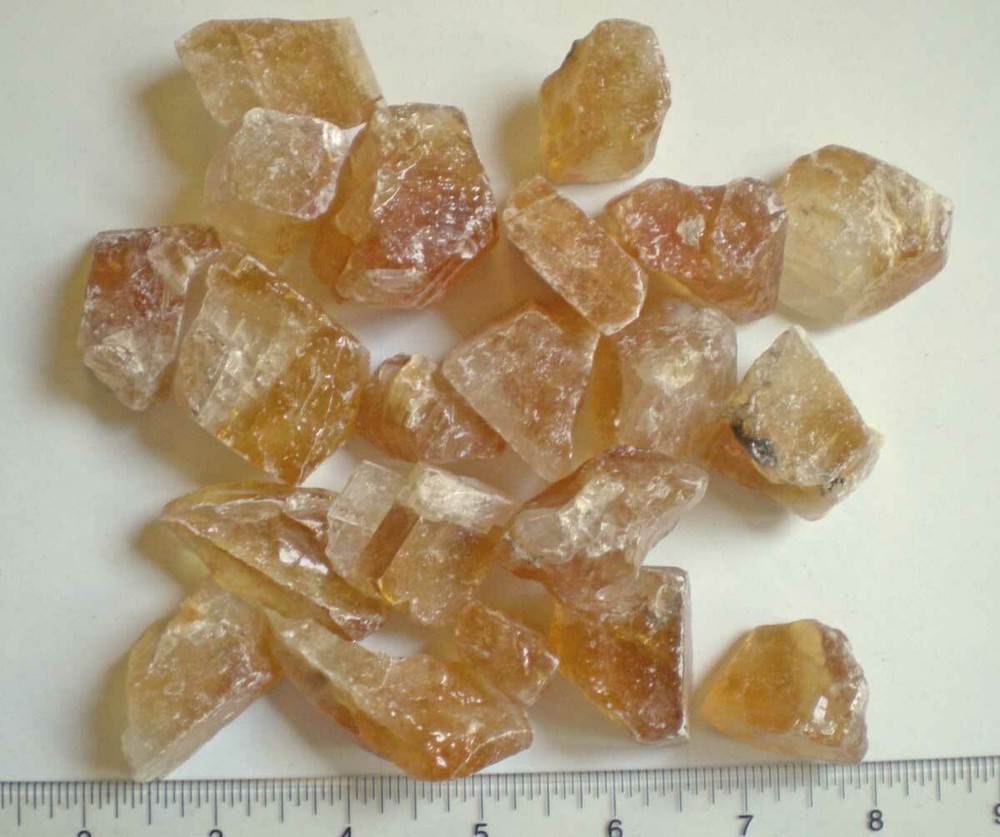 Amber Calcite Rough Stones - 1 pound r1020