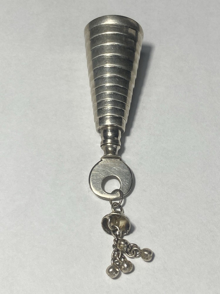 Scrap Sterling Silver Antique Snuff Scent Perfume Bottle W/ Deep Stick