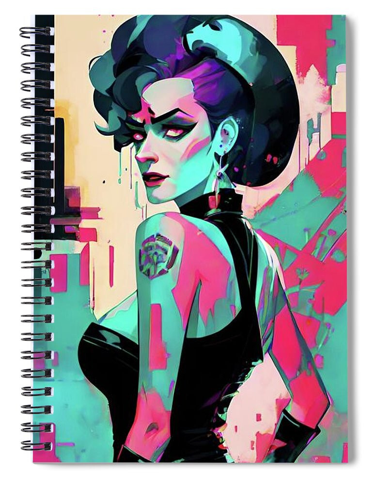 Kelly Spiral Notebook Blank Notebook Lined Journal 8 x 6 Notebook