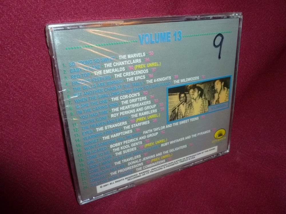 Rare And Unreleased Vol. 13 Group Harmony Gems Mint SEALED CD