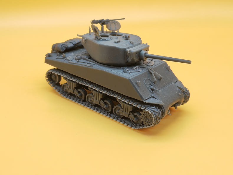 3D printing kit 1/72/87 US M4A3E2 Sherman Medium Tank Model Unpainted---
