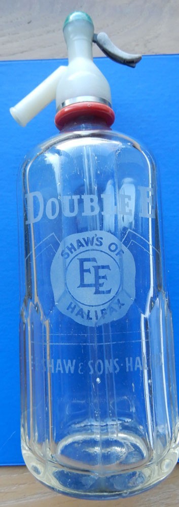 Shaw's Halifax Double E soda syphon c1940/50's