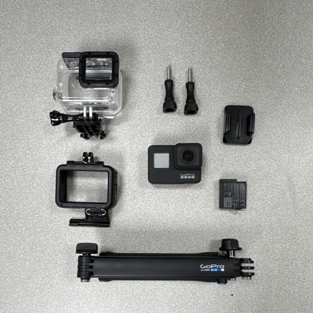 GoPro Hero7 Black Camera Accessory Bundle with Tripod, Case, Battery, Mounts